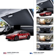 REEVAA Car Windshield Sun Shade for Tesla Model Y/YL 2026-2016 