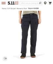 5.11 Tactical Women’s Stryke Pants, Navy Blue, 18 Long, NWT, 4 Pairs Available