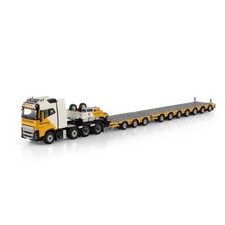 1:50 WSI VOLVO FH5 8X4 Flatbed Trailer Alloy Model AERTSSEN 01-4525