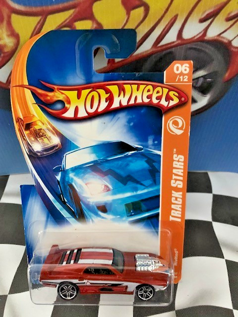 Hot Wheels 2007 Track Stars 6/12 114 Rivited ORANGE PR5 Accelerators Spinoff