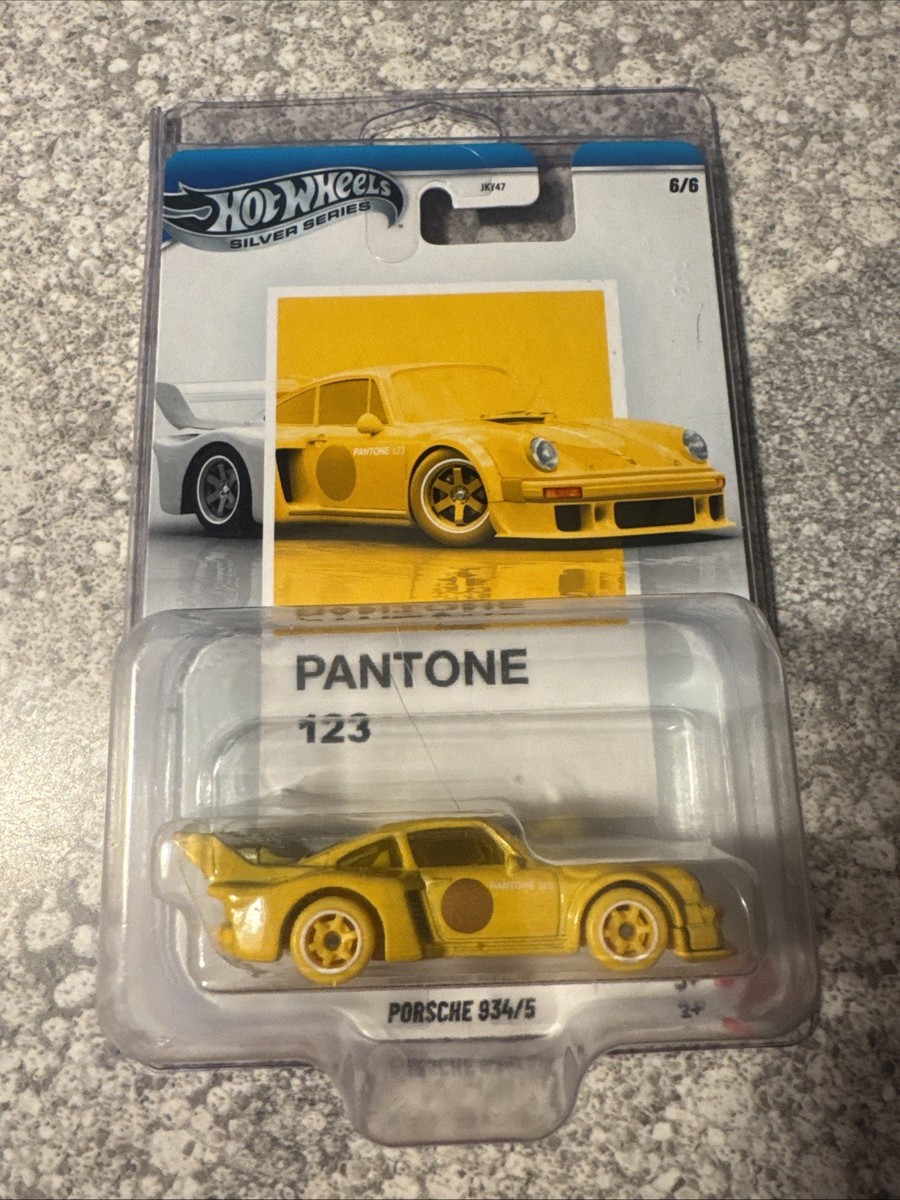 Hot Wheels Pantone 123 Yellow Porsche 934/5 With Protector Case