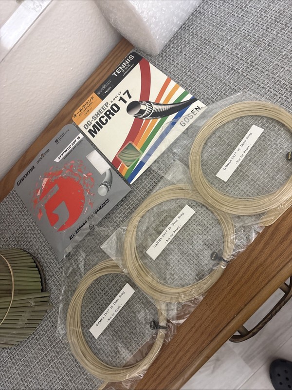 5 Sets Tennis Strings Gamma Gosen 