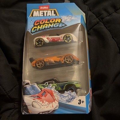 Zuru Metal Machines Color Change Cars 3 Pack Fury/Quick Shift/Cadet E11E