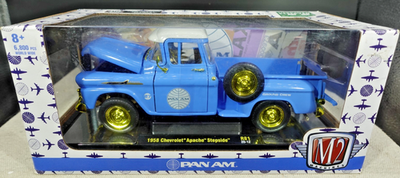 #ad M2 Machines Pan Am 1958 Chevrolet Apache Stepside CHASE 1 500 1 24 $39.95
