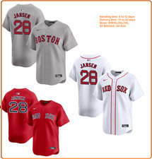 Boston Red Sox #28 Danny Jansen player Cool Base All Size - All Sittched*