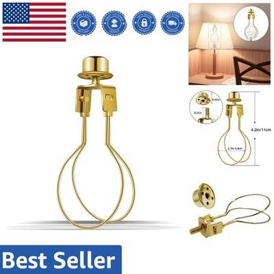 Rust Resistant Gold Lamp Shade Adapter with Levellers - Perfect for DIY Projects