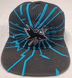 Casquette Snapback San Jose Sharks - NHL Hockey - Vintage Brodée - Taille Ajustable