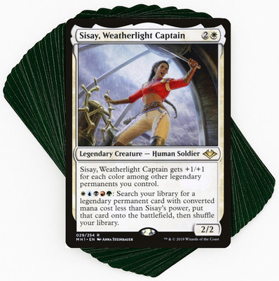 ***Custom Commander Deck*** The Walking Dead - Humans - Sisay EDH MTG Magic Card
