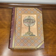 Vintage Book-Shaped Hidden Storage Box | Secret Compartment Faux Davinci Book 📖