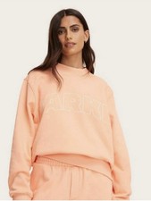 PARKE x Target Mockneck Sweatshirt Women L/XL Peach Orange Pullover NWT IN HAND