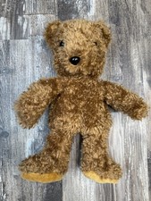 Brown Teddy Bear Plush Stuffed Animal Hand Puppet Vintage