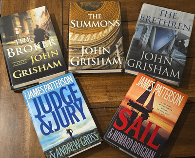 John Grisham James Patterson Hardcover Doubleday 2000s 1st Ed DJ Lot 5 Books