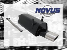 NOVUS Sportauspuff Gruppe N ESD 135 x 75mm Oval für 3er BMW E36 320 323