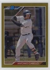 2020 Bowman Heritage Chrome Prospects Gold Refractor 43/50 Antonio Cabello 4r7
