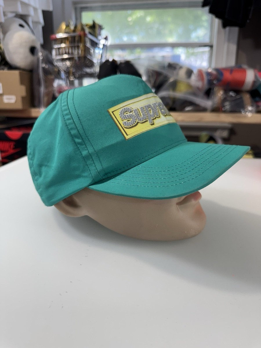 Supreme x Starter Bling Box Logo 5-Panel Cap Hat TEAL SS13 Release