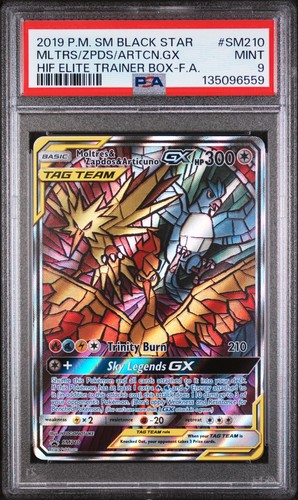 Moltres Zapdos Articuno Gx Sm Black Star Promos 210 Englisch main image 1