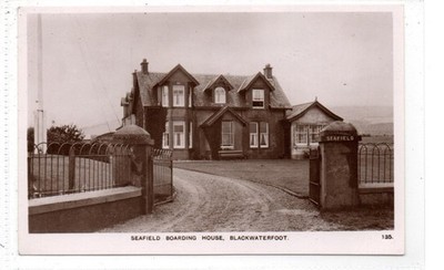 SEAFIELD BOARDING HOUSE, BLACKWATERFOOT: Isle of Arran Postkarte (C98222)