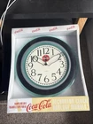 Vintage Coca Cola Wall Clock 1996 Quartz Battery Operated Still In The Box