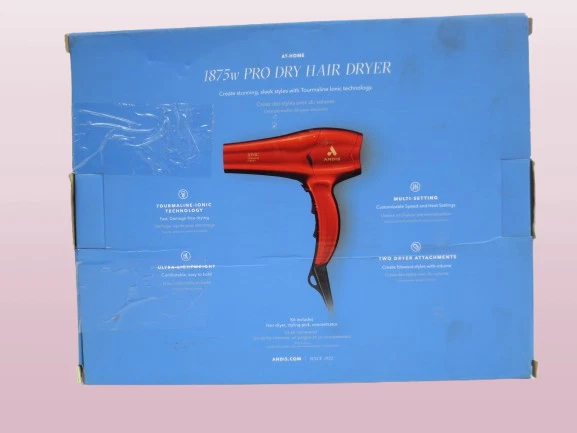 SECADOR DE PELO SECO ANDIS 1875W PRO TURMALINA - TECNOLOGÍA IÓNICA Foto 2 de 4