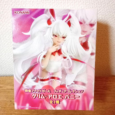 Mahjong Fight Girl Figure Collection Grim Aloe Bunny KONAMI Japan