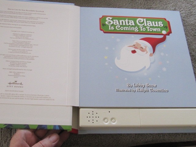 Hallmark recordable night before christmas book