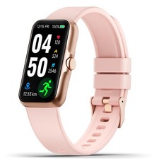 Fitness Tracker Smart Watch Blood Oxygen Step Counter Sleep Monitor Pink