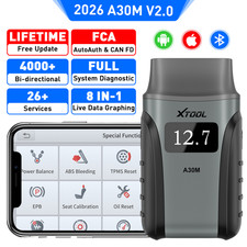 2026 XTOOL A30M V2.0 Bluetooth Full System Di...