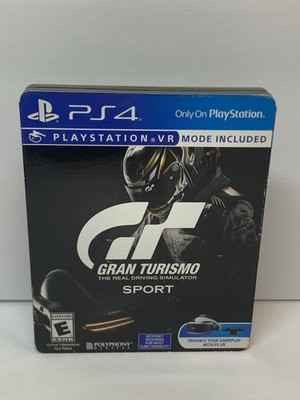 Gran Turismo Sport Steelbook Edition (PS4, 2017) Complete CIB, Disc Excellent