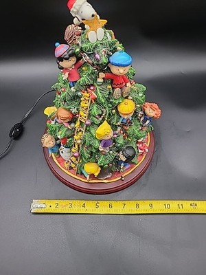 Danbury Mint The Peanuts Christmas Tree Lights Up Charlie Brown
