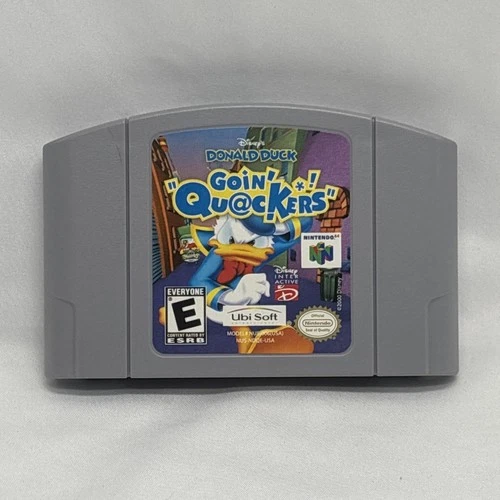 Disney's Donald Duck: Goin' Quackers (Nintendo 64, N64) Authentic Tested