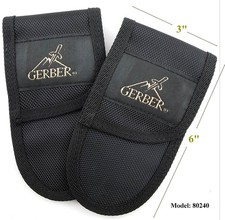 2 piezas. Tamaño grande 6"x 3" (1 5x8cm) GERBER MULTIHERRAMIENTA/BOLSA DE CUCHILLO/FUNDA
