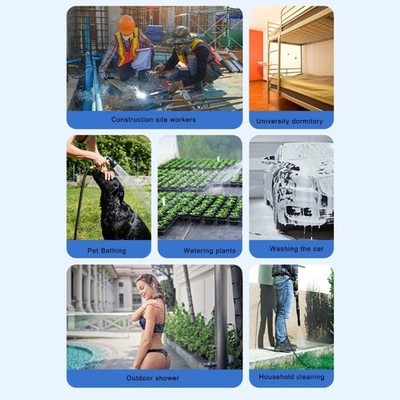 Rechargeable Water Sprays System For Camping Bathing Outdoor Cleaning Garden