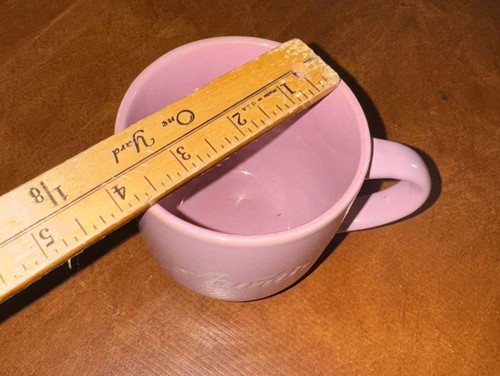 Pink "Auntie" Coffee Mug 14 Oz By Badgley Mischka Home Dishwasher Safe - Picture 3 of 4
