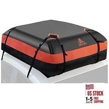 Car Rooftop Cargo Carrier Bag, 15 Cubic Feet Waterproof Heavy Duty 15 Cubic ft