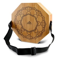 -Tone Cajon Drum Box Portable Travel Wooden Hand Drum with Snare Wire, Adju...