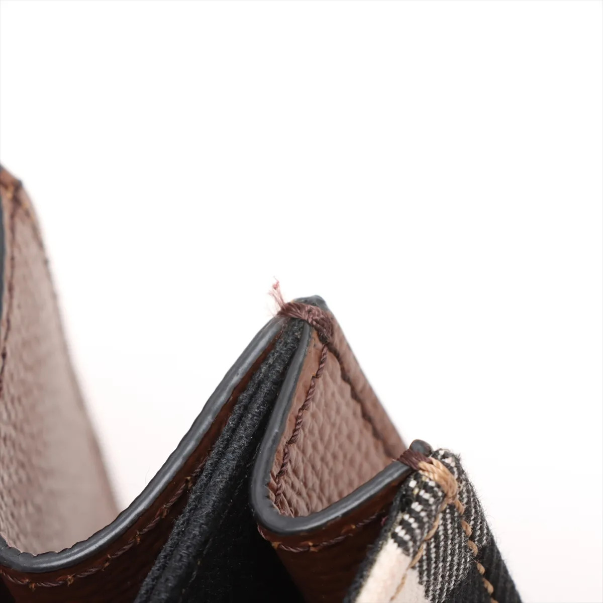 Burberry Nova Check canvas x leather Shoulder bag Brown thumbnail 13