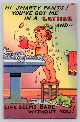  Postcard #890    HI Smarty Pants! YOU VE GOT ME    Tichnor Quality Views 