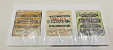 2290.6B ~ Vintage Wrigley's Juicy Fruit, Peppermint & Spearmint Gum Coupons