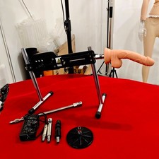 Automatic Thrusting Love Sex Machine Device Remote Control with Dildos Sex Toys