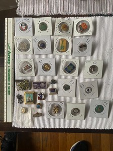 Eclectic Lot of 27 Collectable Pins - Organizations, Events, Places & More
