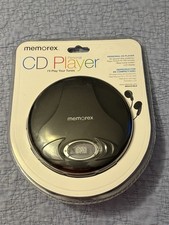 NEW Memorex Personal CD Player MD6451BLK Skip Protection CD/CD-R/-RW  Earbuds