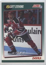 1991-92 Score Rookie and Traded Box Set Scott Stevens #45T HOF 14s2