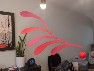 Flowing Rythm  Christian Flensted mobile Kinetic Sculpture 18''