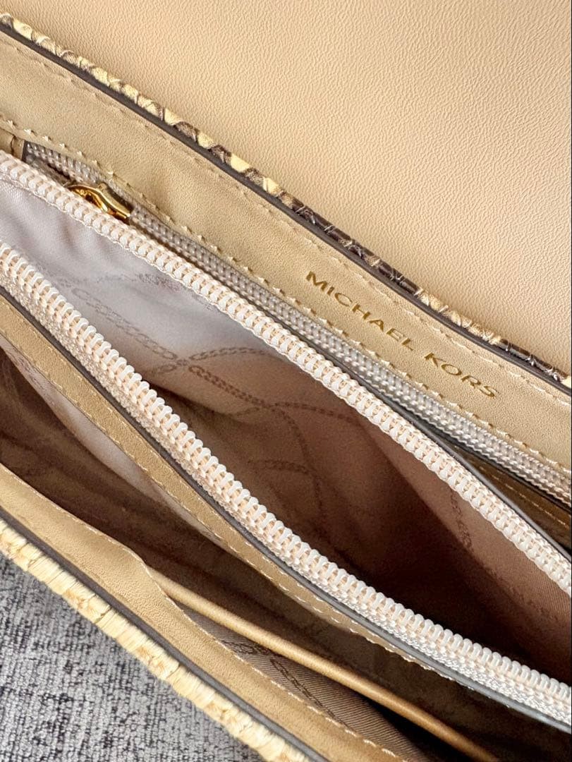 Michael Kors Soho Python Leather Chain Shoulder B… - image 9