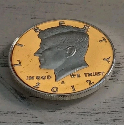 2012-S 90% Silver Kennedy Half Dollar Deep Cameo Proof - Free Shipping!