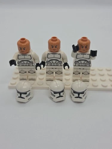 LEGO Star Wars Clone Trooper Phase 2 – P2 White Clone – Authentic Minifigure