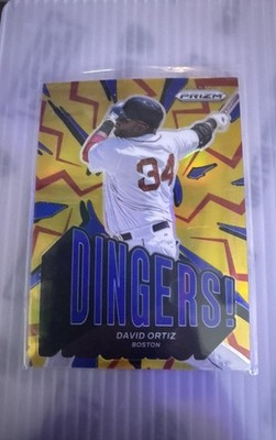 2025 Panini Prizm - Dingers! David Ortiz, David Ortiz #8 Blue Prizm /99