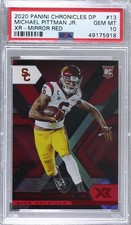 2020 Chronicles Draft Picks Xr Rookies Mirror Red Michael Pittman Jr PSA 10 g6p