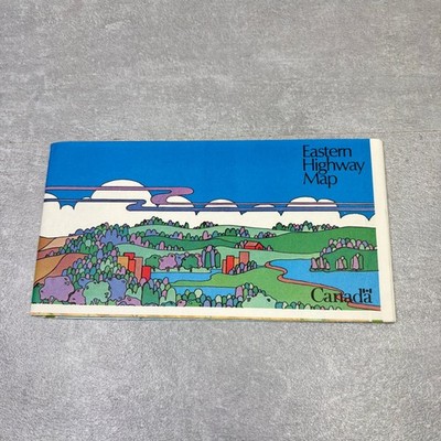 Vintage Eastern Highway Map Canada Canadian Government Office Tourism CGOT-B1104