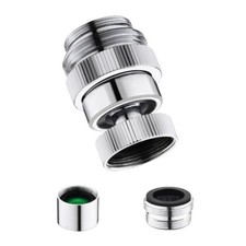 Faucet Thread Adapter Kit Swivel Aerator Sink Tap to Garden Hose Connector Set